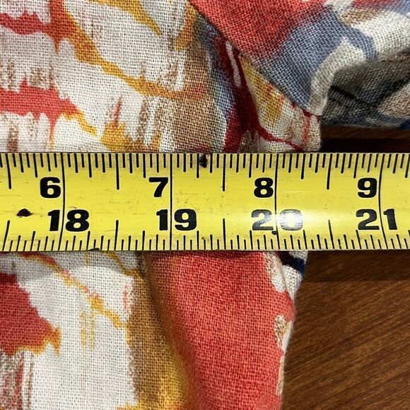 For Cynthia Women’s Colorful Tie Dye Hooded Lagenlook linen blend size small. - Picture 5 of 6